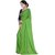 XAYA Women's Nazneen Saree with Blouse Piece (Grass GreenPRS088-11)