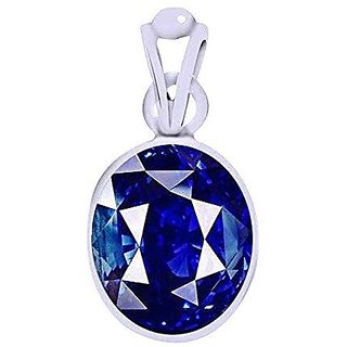                       CEYLONMINE Original blue sapphire/Neelam stone 8.25 ct. gemstone pendant sylish & effective stone pendant                                              