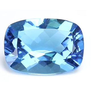                       Blue Topaz stone unheated  untreated topaz gemstone 8.25 ratti for unisex by Ceylonmine                                              