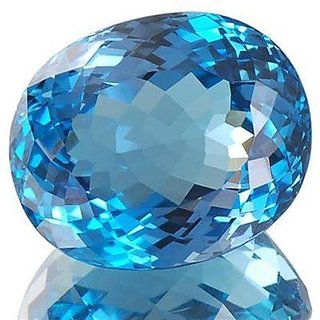                       8.25 Ratti Blue Topaz Gemstone Natural Topaz Stone For Astro                                              