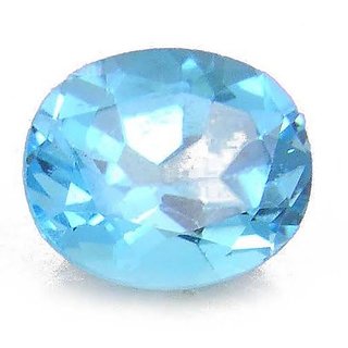                       Topaz stone 100 original  unheated gemstone Blue Topaz stone semi-precious stone 7.25 ratti by Ceylonmine                                              