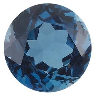                       natural Blue Topaz stone 5.25 ratti original  lab certified gemstone blue topaz for unisex by Ceylonmine                                              