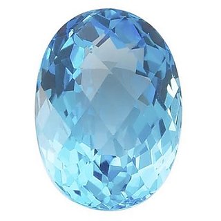                       original stone topaz 5.25 ratti unheated Blue Topaz semi-precious gemstone for unisex by Ceylonmine                                              