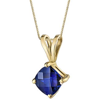 CEYLONMINE 8.5 ratti blue sapphire/neelam gemstone Gold plated stylish pendant For women & unisex CEYLONMINE 8.5 ratti blue sapphire/neelam gemstone Gold plated stylish pendant For women & unisex