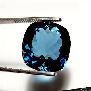 Topaz stone 100 original unheated gemstone Blue Topaz stone semi-precious stone 7.25 ratti by Ceylonmine Topaz stone 100 original unheated gemstone Blue Topaz stone semi-precious stone 7.25 ratti by Ceylonmine