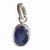 CEYLONMINE Natural Blue Sapphire 7.25 Carat Stone Silver Pendant For Women  Girls