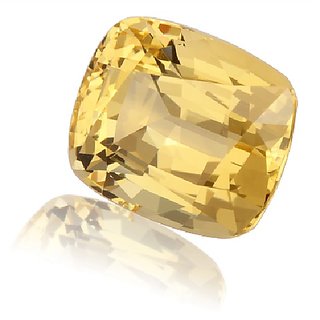                       CEYLONMINE 8.25 ratti natural topaz gemstone unheated & untreated stone yellow topaz semi precious gemstone for astrological purpose                                              