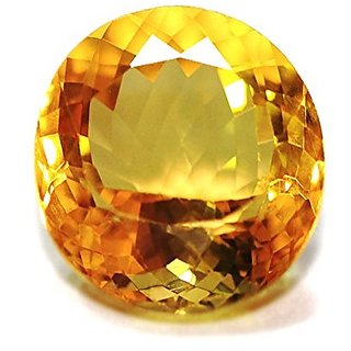 CEYLONMINE semi precious Topaz stone 6.25 ratti natural & original gemstone yellow topaz for unisex CEYLONMINE semi precious Topaz stone 6.25 ratti natural & original gemstone yellow topaz for unisex