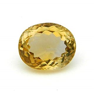                       CEYLONMINE 8.25 ratti natural topaz gemstone unheated & untreated stone yellow topaz semi precious gemstone for astrological purpose                                              