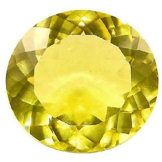                       CEYLONMINE natural Topaz stone 8.25 ratti unheated & original stone yellow topaz for men & women                                              