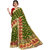 XAYA Clothings Women's Banarasi Silk Green and Red Colored Saree with Blouse Piece (PRS064-4)