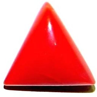                      Red coral stone unheated & untreated moonga (munga) gemstone 11.25 ratti for unisex by Ceylonmine                                              