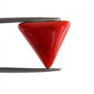 Red coral stone unheated untreated (moonga) munga gemstone 11.25 ratti for unisex by Ceylonmine Red coral stone unheated untreated (moonga) munga gemstone 11.25 ratti for unisex by Ceylonmine