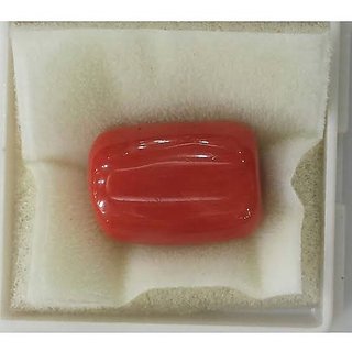                       original stone moonga 8.25 ratti unheated Red coral precious munga gemstone for unisex by Ceylonmine                                              