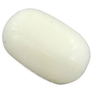                      Ceylonmine 9.25  ratti White coral munga gemstone original & natural White coral stone for unisex                                              