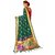 XAYA Clothings Women's Banarasi Silk Sea Green Colored Saree with Blouse Piece (PRS075-4)