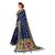 XAYA Clothings Women's Banarasi Silk Royal Blue Colored Saree with Blouse Piece (PRS076-2)