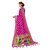 XAYA Clothings Women's Banarasi Silk Salmon Pink Colored Saree with Blouse Piece (PRS076-3)