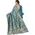 XAYA Clothings Women's Banarasi Silk Cobalt Blue Colored Saree with Blouse Piece (PRS078-1)