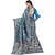 XAYA Clothings Women's Banarasi Silk Cobalt Blue Colored Saree with Blouse Piece (PRS079-1)