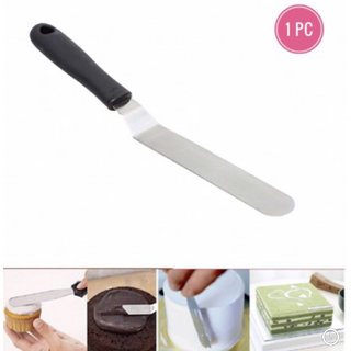 Rozatech 1 PC Angular Cake Palette Knife  Steel Icing Spatula  Cake Knife  Cream Icing Frosting Spatula  Baking Kitc