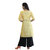 Fabclub Women's Cambric Cotton Printed Stylish Sleeves Straight Trendy Kurti with Lining (Pack of 2) (Yellow, Orange)