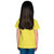 Haoser Half Sleeves Tshirt for Girl, Cotton Stylish Designer Red and Yellow Girl's Tshirts (Pack of 2)