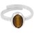Natural stone tiger's eye 5.25 carat(5.83 ratti) gemstone silver finger ring Unheated & effective stone tiger's eye ring for unisex