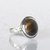 CEYLONMINE- tiger's eye 5.5 ratti stone gemstone 92.5 silver adjustable ring (anguthi) Good quality stone ring for unisex