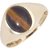 Original  natural Stone Tiger's eye 8.25 carat stone gold plated adjustable  ring for women  unisex By CEYLONMINE