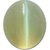 Parushi Gems 13.5 Ratti Natural Cat's Eye Oval Cut Faceted Gemstone Cat's Eye Original Certified Gemstone for Unisex