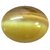 Parushi Gems 5.25 Ratti Natural Cat's Eye Oval Cut Faceted Gemstone Cat's Eye Original Certified Gemstone for Unisex