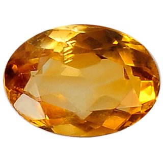 Parushi Gems 6 Ratti Natural Sunhela Oval Cut Faceted Gemstone Sunhela Original Certified November Birthstone for Unisex