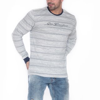 Mens Round Neck Regular Fit Denim Colour T Shirt