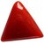 Parushi Gems 10 Ratti Created Munga Triangle Shaped Faceted Gemstone Red Coral Original Certified Gemstone For Unisex