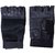 Leather Gloves for Gym and Bike Ride (Black)