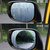 Dy Anti-Fog Protective Film For Car Rear View Mirror And Side Window Glass, Pack Of 2 Pieces