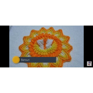 Buy Radhe Sham Woolen Krishna Ladoo Gopal Cap Bed Dress Lotus