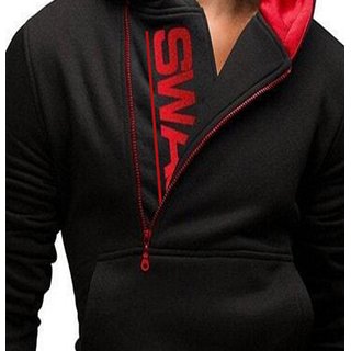 black sweatshirt jacket