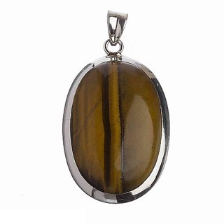 Ceylonmine- Lab Certified 100 Natural Tiger's Eye Adjustable Silver Pendant 6.25 Ratti Original Precious Gemstone Unheated And Untreated Rashi Ratna Pendant Men And Women Ceylonmine- Lab Certified 100 Natural Tiger's Eye Adjustable Silver Pendant 6.25 Ratti Original Precious Gemstone Unheated And Untreated Rashi Ratna Pendant Men And Women