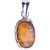Ceylonmine- Lab Certified 100% Natural Tiger's Eye Adjustable Silver Pendant 6.25 Ratti Original Precious Gemstone Unheated And Untreated Rashi Ratna Pendant Men And Women