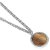 Ceylonmine- Tiger's Eye 5.5 Ratti Stone Gemstone Pure Silver Adjustable Pendant (Locket) Good Quality Stone Pendant For Unisex