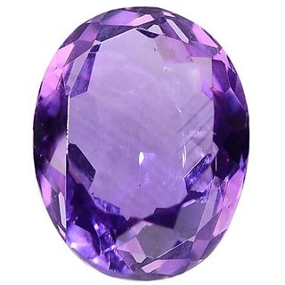 CEYLONMINE 7.25 ratti Purple Amethyst stone original & semi-precious stone Purple Amethyst for astrological purpose