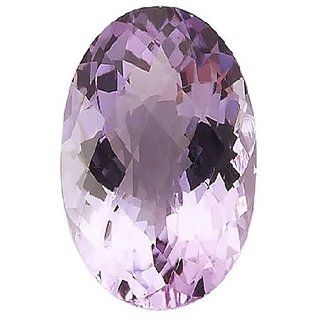                      CEYLONMINE Natural Purple Amethyst stone Amethyst 7.25 ratti original & unheated gemstone for unisex                                              
