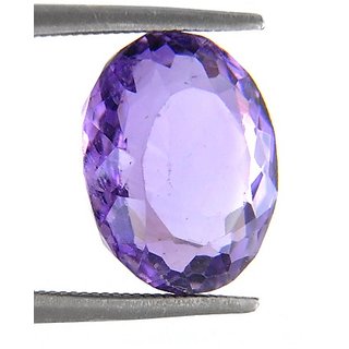 CEYLONMINE 7.25 ratti Purple Amethyst stone original & semi-precious stone Purple Amethyst for astrological purpose