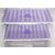 CASA-NEST Heart Design 6 Piece PVC Refrigerator Mat Set - Purple