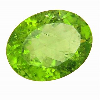                       original stone green peridot 6.00 ratti unheated Peridot semi precious gemstone for unisex by Ceylonmine                                              