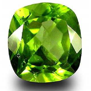                       Natural Peridot Stone 6.00 Ratti Gemstone Green Gre                                              