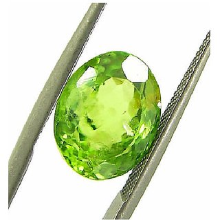 Ceylonmine 7.00 ratti green green peridot gemstone original & natural Peridot stone for unisex