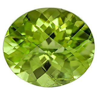                       Ceylonmine 8.00 ratti Peridot stone original & semi precious stone green green peridot for astrological purpose                                              
